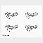 Sticker Ovale Cheerio (Feuille)