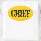 STICKER OVALE CHEF (Sac)