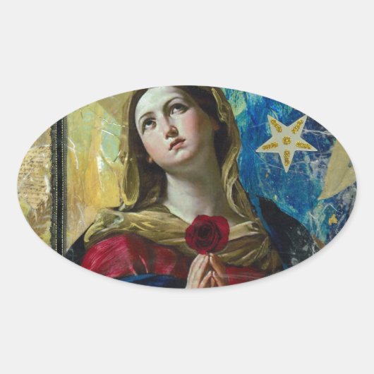 Sticker Ovale Chercher (Devant)