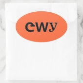 Sticker Ovale Cherokee (Sac)