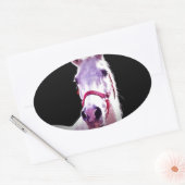 Sticker Ovale Cheval (Enveloppe)