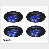 Sticker Ovale Chevy : Corvette Stingray 2013 (Feuille)