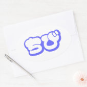 Sticker Ovale Chibi ち び japonais Nihongo Hiragana Script (Enveloppe)