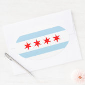 Sticker Ovale Chicago (Enveloppe)
