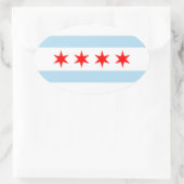 Sticker Ovale Chicago (Sac)