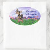 Sticker Ovale Chihuahua (Sac)