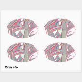 Sticker Ovale Choisissez (Feuille)