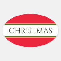 CHRISTMAS Bright Red Green White Racing Stripes