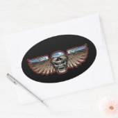 Sticker Ovale Chromeboy Wings (Enveloppe)