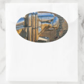 Sticker Ovale Chrysler Building : Gargoyle (Sac)