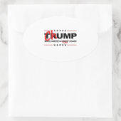Sticker Ovale Chump 2016 - Rendre la haine à l'Amérique (Sac)