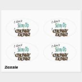 Sticker Ovale Chunky Dunk (Feuille)