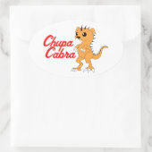 Sticker Ovale Chupacabra (Sac)