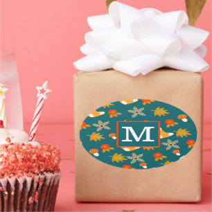 Sticker Ovale Chute personnalisée