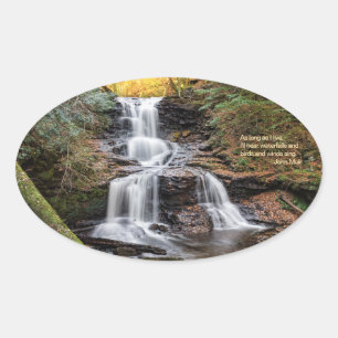 Sticker Ovale Chutes de Tuscarora