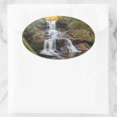Sticker Ovale Chutes de Tuscarora (Sac)