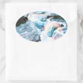 Sticker Ovale Chutes Niagara (Sac)