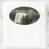 Sticker Ovale Chutes Noccalula, Gadsden, Alabama (Sac)