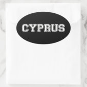 Sticker Ovale Chypre (Sac)
