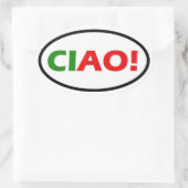 STICKER OVALE CIAO ! (Sac)