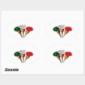 Sticker Ovale Cinqo de Mayo (Feuille)