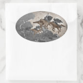 Sticker Ovale Circulation des Valkyries (Sac)