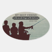 Sticker Ovale Citation Inspirationnelle de Henry Ford "Meilleur  (Devant)