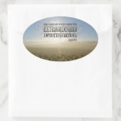 Sticker Ovale Citation inspirée "Véritables Dirigeants" (Sac)