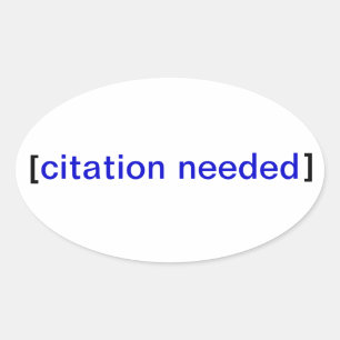 Sticker Ovale Citation Nécessaire Stickerbombe