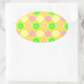 Sticker Ovale Citrus (Sac)