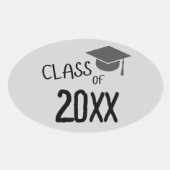 Sticker Ovale Class of 2025 Graduation (Devant)