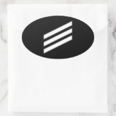 Sticker Ovale Classe E-3 (Sac)