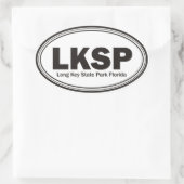 Sticker Ovale Clé longue (Sac)