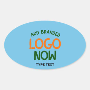 STICKER OVALE CLIENT CONTEMPORAIN PROPRE SKY BLUE MODE
