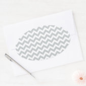Sticker Ovale Cliquez sur Personnaliser pour modifier Gris en co (Enveloppe)