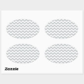 Sticker Ovale Cliquez sur Personnaliser pour modifier Gris en co (Feuille)