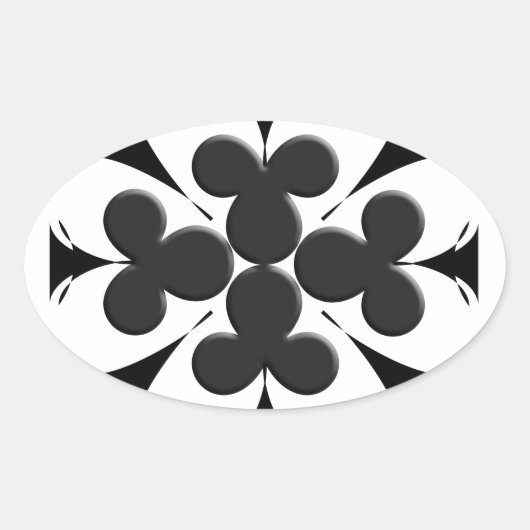 Sticker Ovale Clubs (Devant)