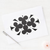 Sticker Ovale Clubs (Enveloppe)