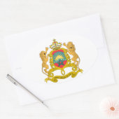 Sticker Ovale Coat d'Arms (Enveloppe)