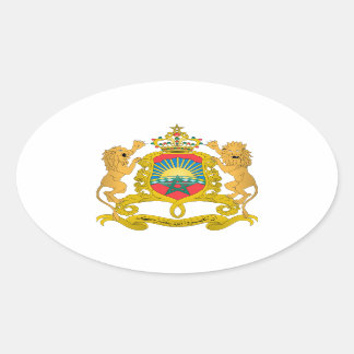Sticker Ovale Coat d'Arms