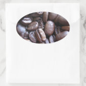Sticker Ovale Coffee Crazy (Sac)