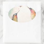 Sticker Ovale colibri (Sac)