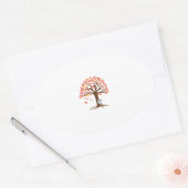 Sticker Ovale Collecte du sirop (Enveloppe)