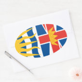 STICKER OVALE COLOMBIE-BRITANNIQUE (Enveloppe)