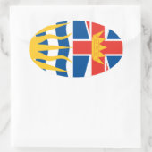 STICKER OVALE COLOMBIE-BRITANNIQUE (Sac)