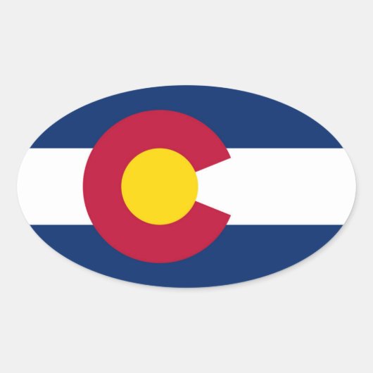 Sticker Ovale Colorado (Devant)