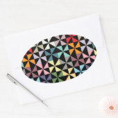 Sticker Ovale Colorful (Enveloppe)