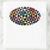 Sticker Ovale Colorful (Sac)