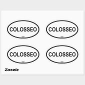 STICKER OVALE COLOSSEO (Feuille)