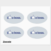 Sticker Ovale COMME UN BOSS -.png (Feuille)